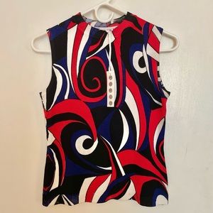 Kokun Multicolor Sleeveless Blouse - Size L